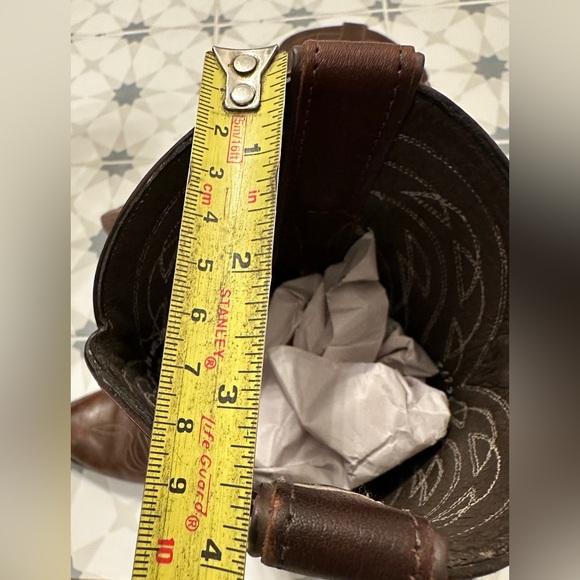 Frye Women's Billy Pull On Cowgirl Boot, Brown, Size 8.5 - Picture 15 of 16